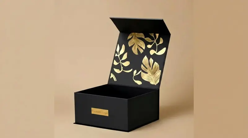 Eco-friendly gold-foil packaging